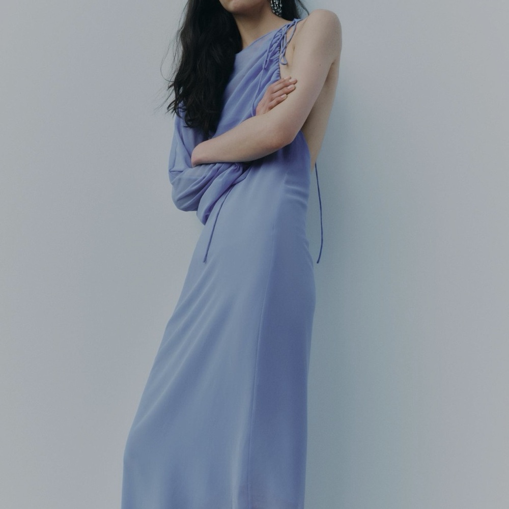 Elegant Lavender One-Shoulder Dress